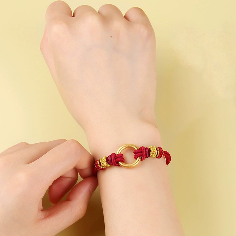 Red Rope DIY Children’s Hand-woven love couple’s Bracelet Women’s and Men’s Safety Buckles cw2000