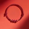 hand-woven bracelet cinnabar avoid evil spirits and eliminate disasters cw2000