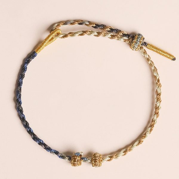 DIY Handmade Rope adjustable bracelet, various color option, for men and women cw2000