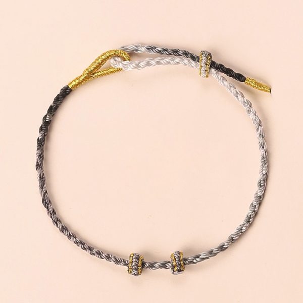 DIY Handmade Rope adjustable bracelet, various color option, for men and women cw2000