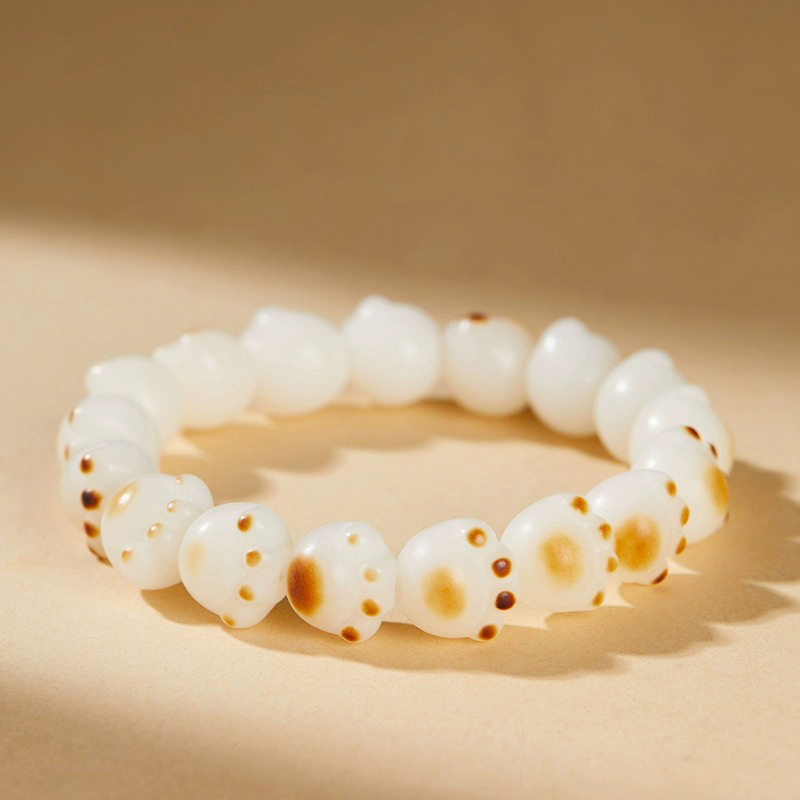 Cat’s claw, white jade, Bodhi hand-held bracelet, enlighten and awaken wisdom cw2000