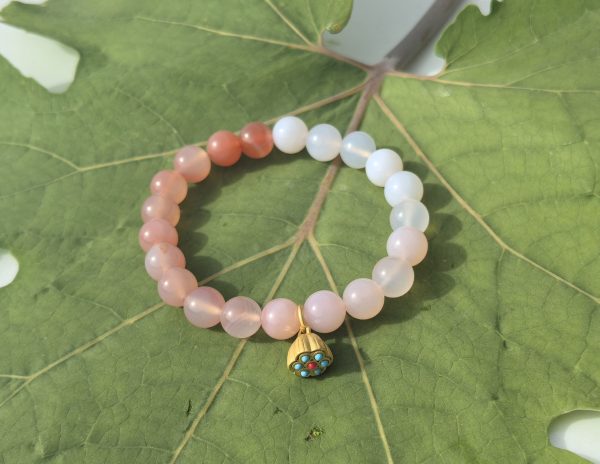 crystal bracelet pink bracelet